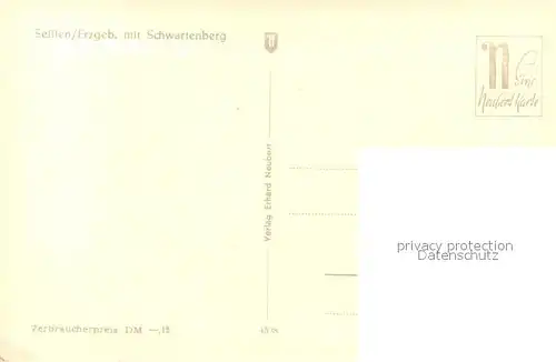 AK / Ansichtskarte Seiffen_Erzgebirge Winterlandschaft Schwartenberg Seiffen Erzgebirge