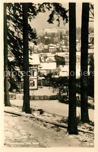 AK / Ansichtskarte Friedrichroda Panorama Winter Friedrichroda