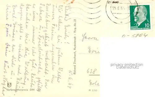 AK / Ansichtskarte Friedrichroda Blick durch Schweizer Strasse Friedrichroda