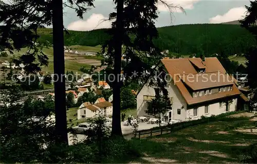 AK / Ansichtskarte Warmensteinach Pension Gasthaus Waldbaude Warmensteinach