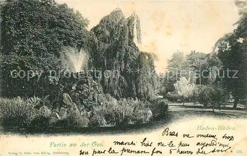 AK / Ansichtskarte Baden Baden Panorama Oos Baden Baden