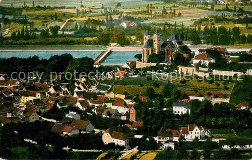 AK / Ansichtskarte Breisach_Rhein Fliegeraufnahme Breisach Rhein