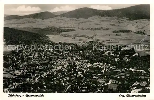 AK / Ansichtskarte Bueckeburg Fliegeraufnahme Bueckeburg