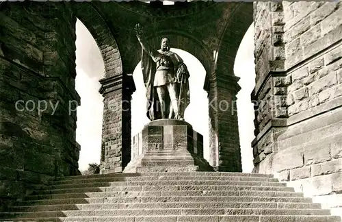 AK / Ansichtskarte Porta_Westfalica Kaiser Wilhelm Denkmal Porta_Westfalica