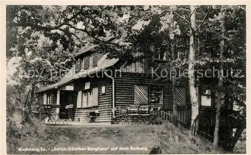 AK / Ansichtskarte Kirchberg_Sachsen Anton Guenther Berghaus auf dem Borberg Kirchberg Sachsen