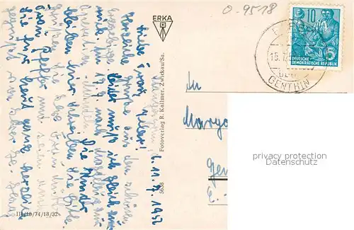 AK / Ansichtskarte Obercrinitz Ortsansicht Obercrinitz