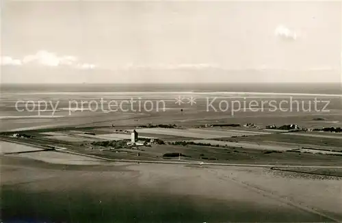 AK / Ansichtskarte Insel_Neuwerk Fliegeraufnahme Insel Neuwerk