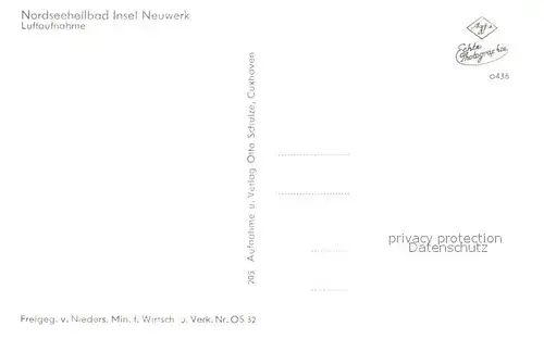 AK / Ansichtskarte Insel_Neuwerk Fliegeraufnahme Insel Neuwerk