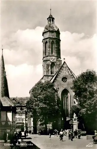 AK / Ansichtskarte Einbeck_Niedersachsen Markt Kirche Einbeck Niedersachsen