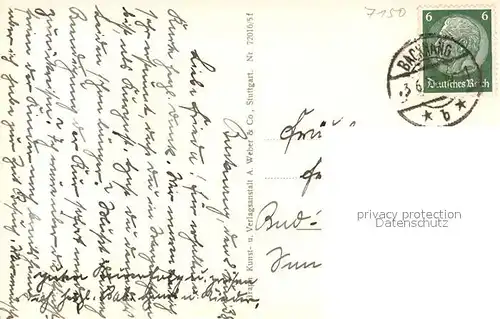 AK / Ansichtskarte Backnang Panorama Backnang