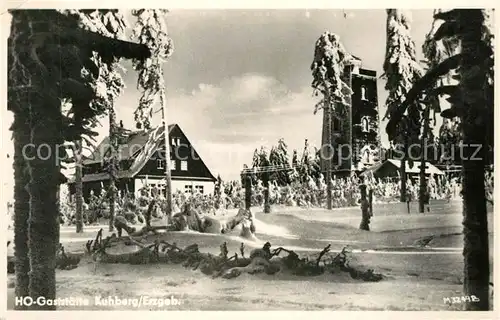 AK / Ansichtskarte Kuhberg_Stuetzengruen HO Gaststaette Kuhberg Kuhberg_Stuetzengruen