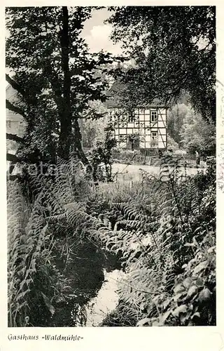 AK / Ansichtskarte Schiesshaus_Holzminden Gasthaus Pension Waldmuehle Schiesshaus Holzminden