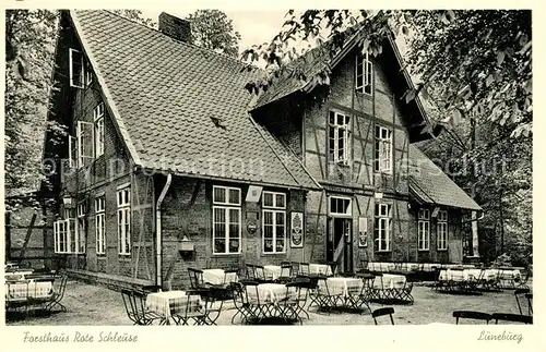 AK / Ansichtskarte Lueneburg Forsthaus Rote Schleuse Lueneburg