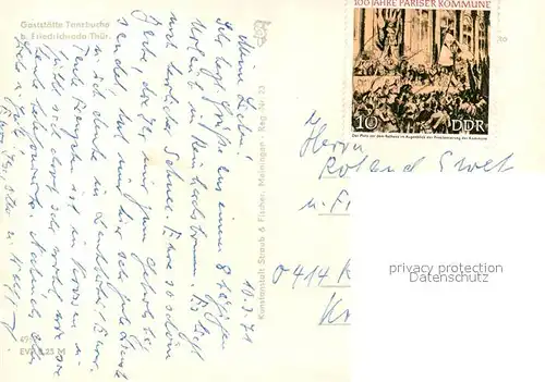 AK / Ansichtskarte Friedrichroda Gaststaette Tanzbuche Friedrichroda