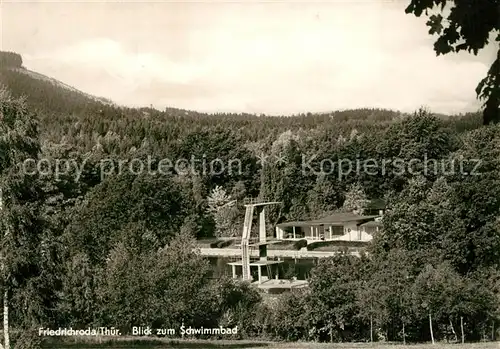 AK / Ansichtskarte Friedrichroda Schwimmbad Friedrichroda