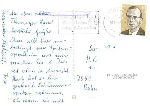 AK / Ansichtskarte Friedrichroda Grund Reinhardsbrunn Hauptstrasse Panorama Friedrichroda