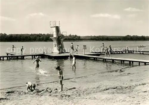 AK / Ansichtskarte Mirow Badeanstalt Mirowsee Mirow