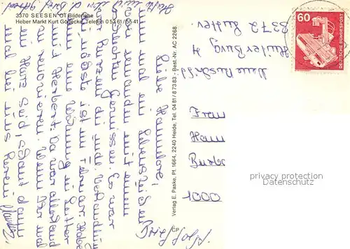 AK / Ansichtskarte Bilderlahe Heber Markt Panorama Bilderlahe