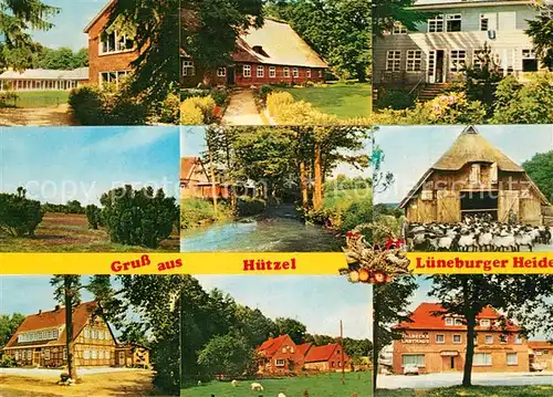 AK / Ansichtskarte Huetzel Stadtansicht Schafherde Huetzel