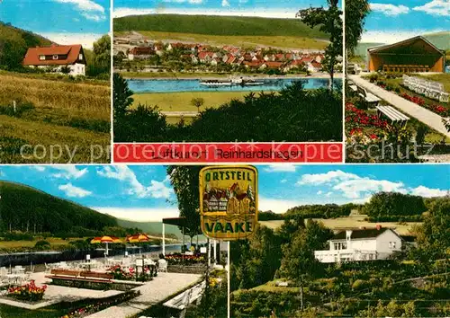 AK / Ansichtskarte Vaake Panorama Kurpark Konzerthalle Kurpromenade Vaake