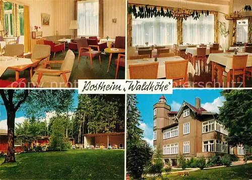 AK / Ansichtskarte Braunlage Posterholungsheim Waldhoehe Braunlage