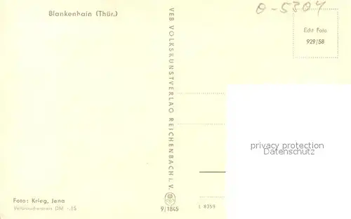 AK / Ansichtskarte Blankenhain_Thueringen Panorama Blankenhain_Thueringen