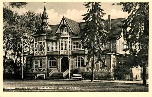 AK / Ansichtskarte Bad_Sulza Inhalatorium im Kurpark Bad_Sulza