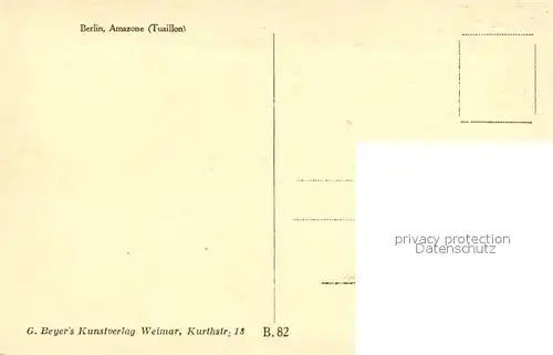 AK / Ansichtskarte Berlin Amazone Reiterstandbild Berlin