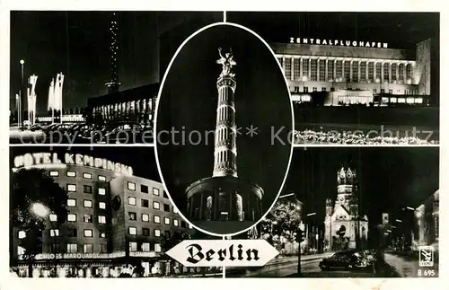 AK / Ansichtskarte Berlin Siegessaeule Zentralflughafen Hotel Kempinski  Berlin