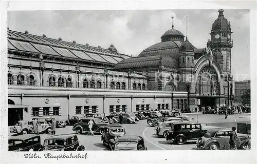 AK / Ansichtskarte Koeln_Rhein Hauptbahnhof Koeln_Rhein