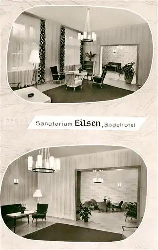 AK / Ansichtskarte Bad_Eilsen Sanatorium Badehotel Bad_Eilsen