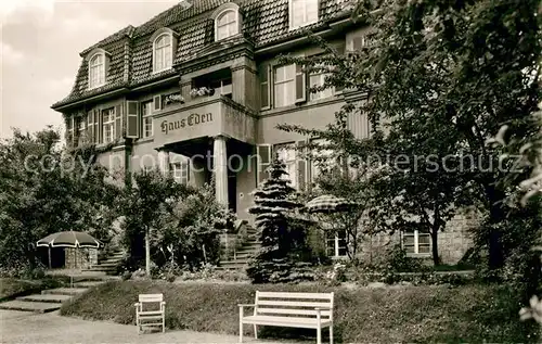 AK / Ansichtskarte Bad_Eilsen Haus Eden Bad_Eilsen