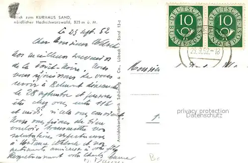 AK / Ansichtskarte Sand_Buehl Panorama Sand_Buehl