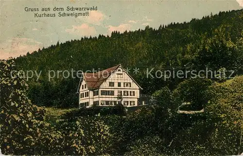AK / Ansichtskarte Schweigmatt Kurhaus Schweigmatt Schweigmatt
