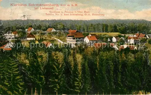 AK / Ansichtskarte Bad_Liebenzell Kurhaus Schwarzenberg Bad_Liebenzell