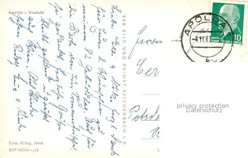 AK / Ansichtskarte Apolda Viadukt Apolda