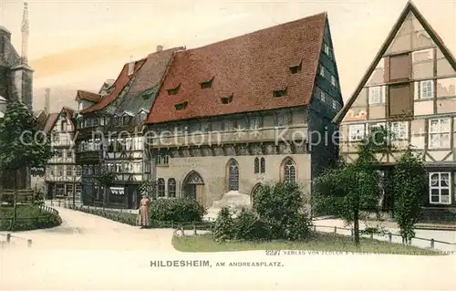 AK / Ansichtskarte Hildesheim Am Andreasplatz Hildesheim
