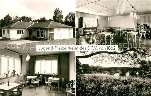 AK / Ansichtskarte Voellinghausen_Moehnesee Jugend Freizeitheim des Soester Turnvereins Wameler Bruecke Voellinghausen Moehnesee