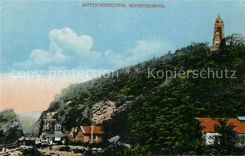 AK / Ansichtskarte Witten_Ruhr Bergerdenkmal Witten Ruhr