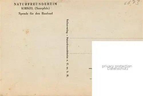 AK / Ansichtskarte Kirkel Naturfreundeheim Kirkel Kirkel