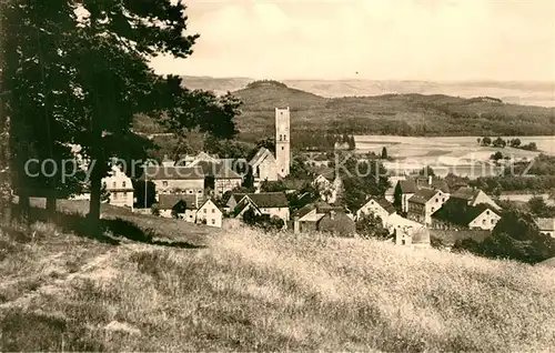 AK / Ansichtskarte Schoenberg_Bad_Brambach Radiumbad Panorama Schoenberg_Bad_Brambach