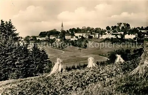 AK / Ansichtskarte Schoeneck_Vogtland Panorama Schoeneck_Vogtland