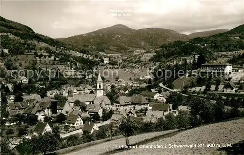 AK / Ansichtskarte Ottenhoefen_Schwarzwald Panorama mit Hornisgrinde Ottenhoefen Schwarzwald
