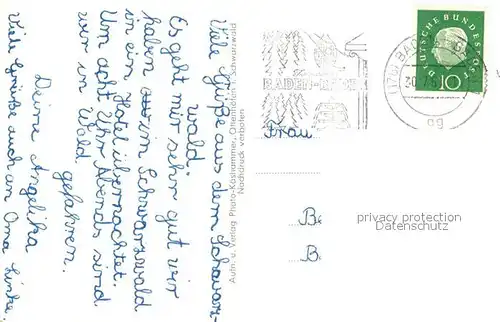 AK / Ansichtskarte Ottenhoefen_Schwarzwald Panorama Ottenhoefen Schwarzwald