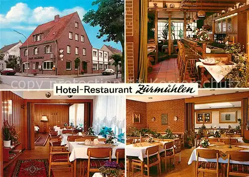 AK / Ansichtskarte Sendenhorst Hotel Restaurant Zurmuehlen Gastraeume Sendenhorst