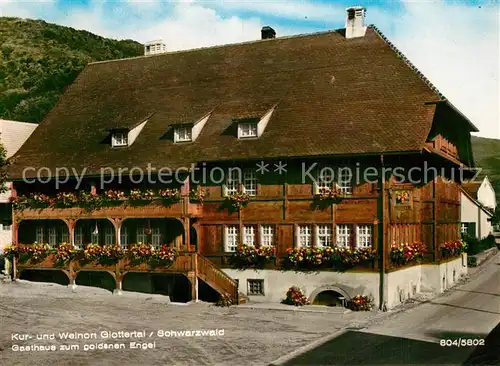 AK / Ansichtskarte Glottertal Gasthaus zum goldenen Engel Glottertal