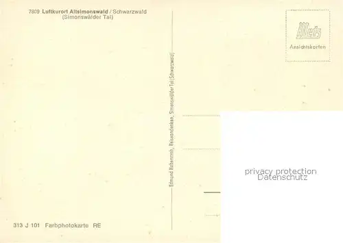 AK / Ansichtskarte Altsimonswald Panorama Altsimonswald