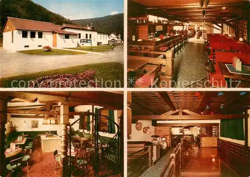 AK / Ansichtskarte Calmbach_Enz Hacienda Tanzbar Grillroom Club und Restaurant Eintracht in Wildbad Calmbach Enz