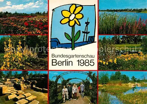 AK / Ansichtskarte Berlin Bundesgartenschau 1985 Teilansichten Berlin