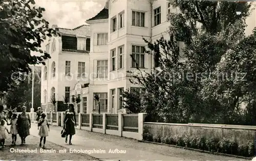 AK / Ansichtskarte Bansin_Ostseebad Erholungsheim Aufbau Bansin_Ostseebad